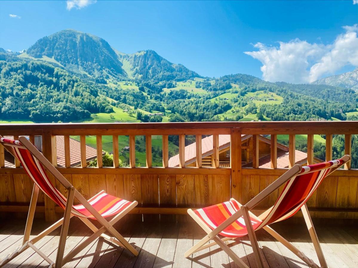 Chalet & Spa Alpaga Manigod Kültér fotó