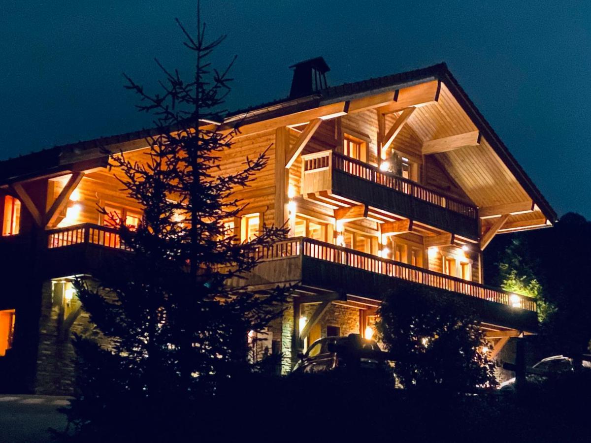 Chalet & Spa Alpaga Manigod Kültér fotó