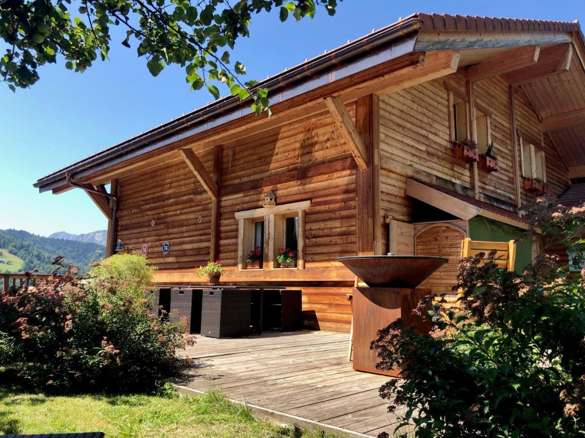 Chalet & Spa Alpaga Manigod Kültér fotó