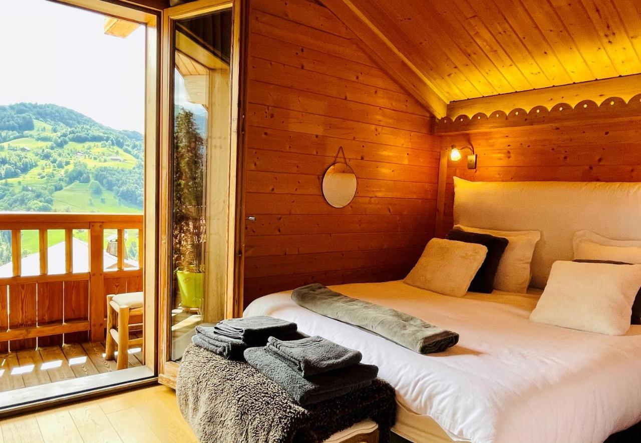 Chalet & Spa Alpaga Manigod Kültér fotó