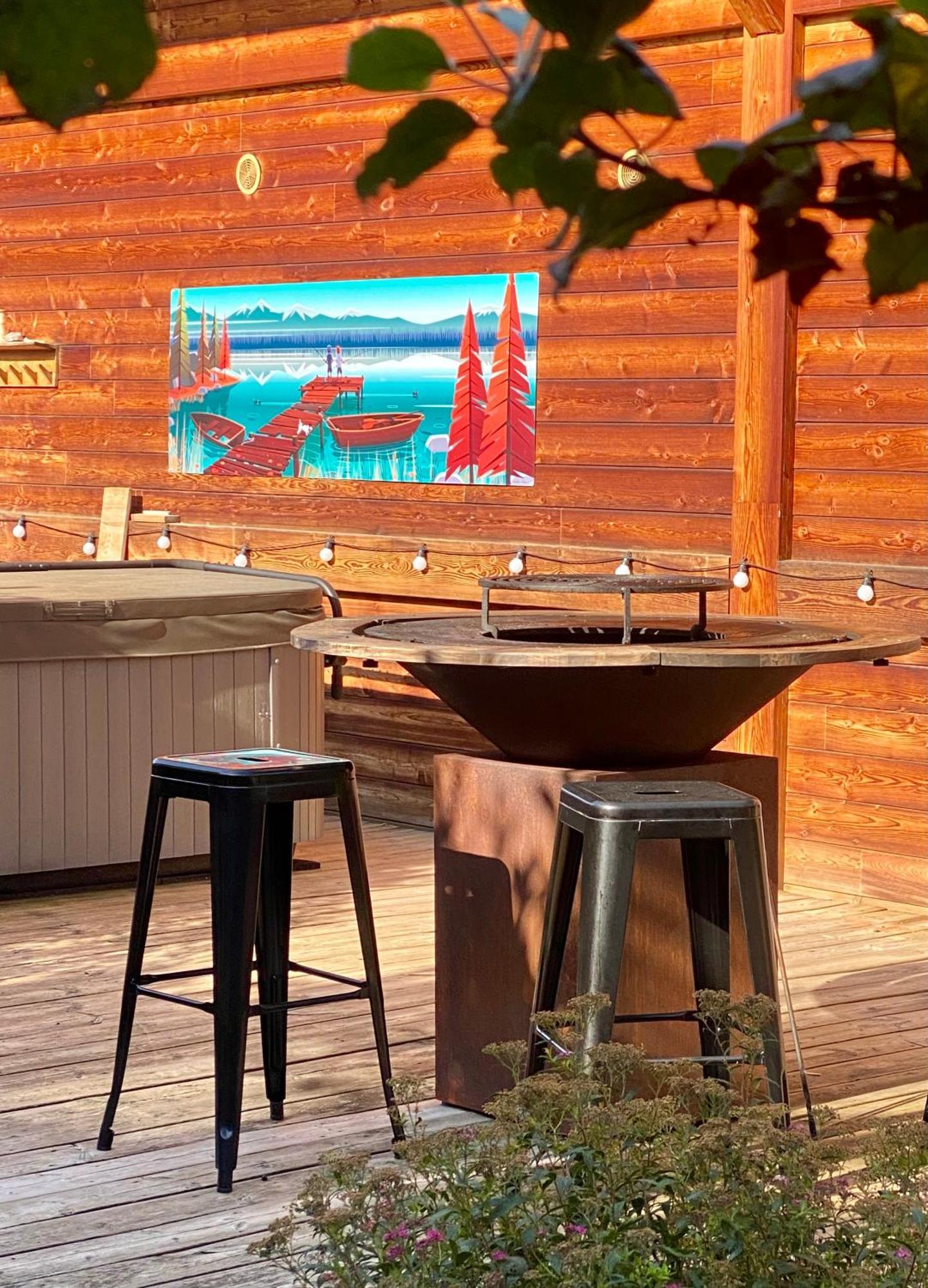 Chalet & Spa Alpaga Manigod Kültér fotó