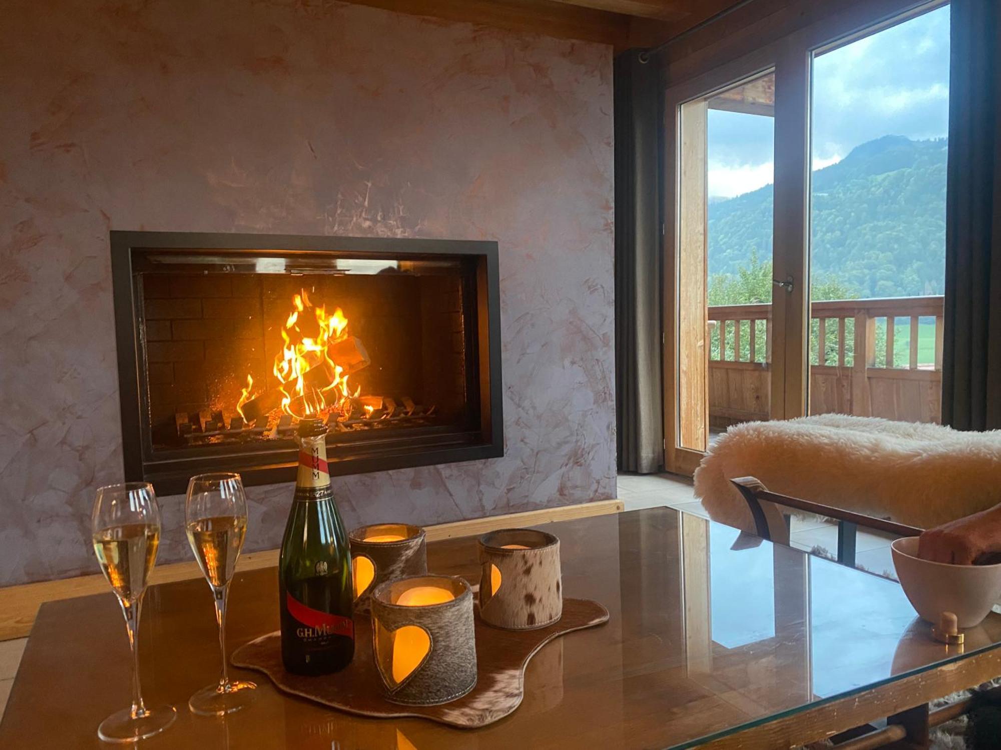 Chalet & Spa Alpaga Manigod Kültér fotó